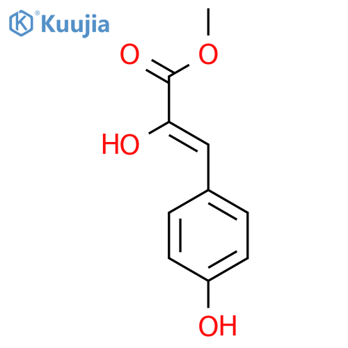 (Z)-2-hydroxy-3-(4-hydroxyphenyl)prop-2-enoic acid methyl ester structure