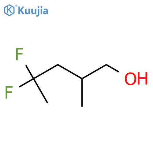 4,4-Difluoro-2-methylpentan-1-ol structure