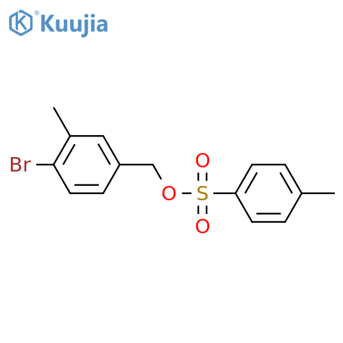 (4-Bromo-3-methylphenyl)methyl 4-methylbenzene-1-sulfonate structure