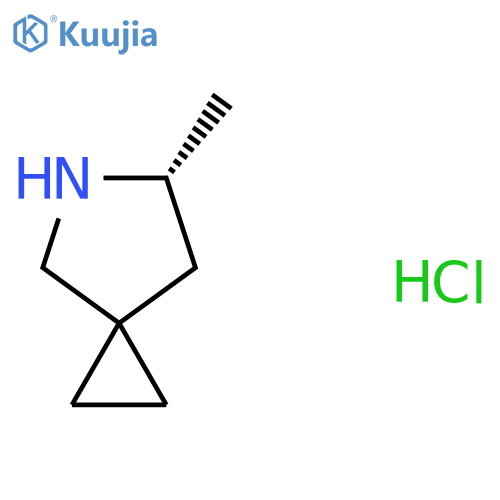 (6R)-6-methyl-5-azaspiro[2.4]heptane hydrochloride structure