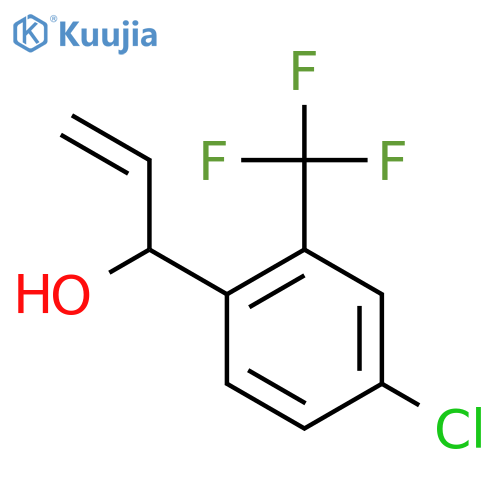 1-4-chloro-2-(trifluoromethyl)phenylprop-2-en-1-ol structure