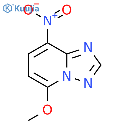 5-Methoxy-8-nitro-[1,2,4]triazolo[1,5-a]pyridine structure