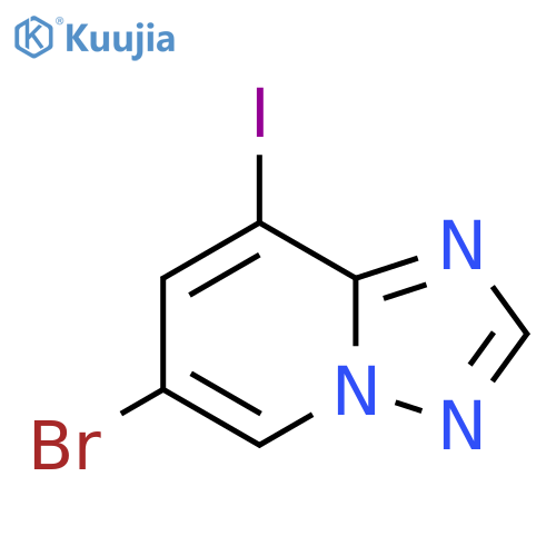 6-Bromo-8-iodo-[1,2,4]triazolo[1,5-a]pyridine structure