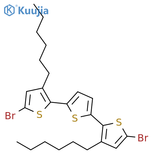 2,2':5',2''-TERTHIOPHENE, 5,5''-DIBROMO-3,3''-DIHEXYL- structure