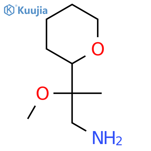 2-methoxy-2-(oxan-2-yl)propan-1-amine structure