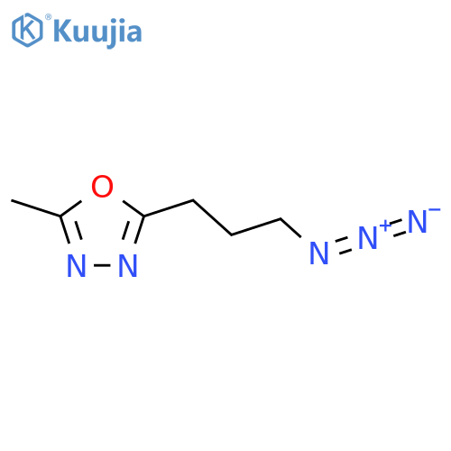 2-(3-Azidopropyl)-5-methyl-1,3,4-oxadiazole structure
