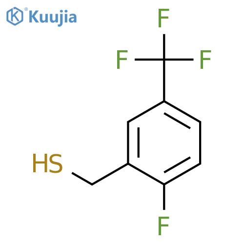 2-fluoro-5-(trifluoromethyl)phenylmethanethiol structure