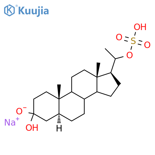 Allopregnandiol 20-(Hydrogen Sulfate) Sodium Salt structure