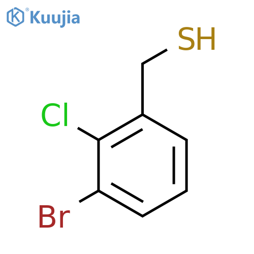 (3-bromo-2-chlorophenyl)methanethiol structure