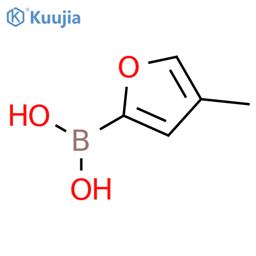 (4-methylfuran-2-yl)boronic acid structure