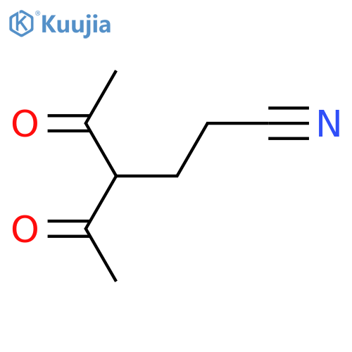 4-acetyl-5-oxohexanenitrile structure