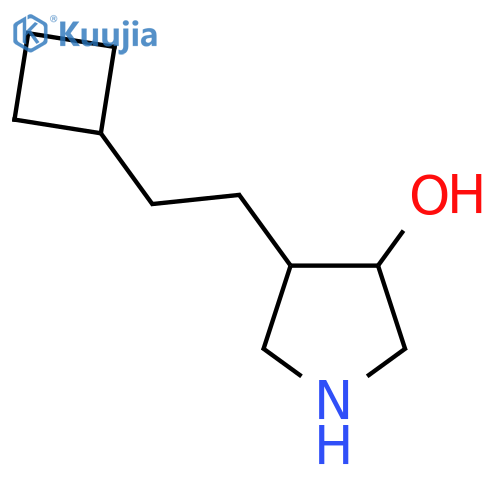 4-(2-Cyclobutylethyl)pyrrolidin-3-ol structure