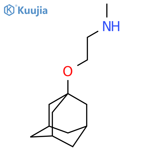 2-(1-Adamantyloxy)ethylmethylamine structure