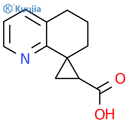 6',7'-dihydro-5'H-spirocyclopropane-1,8'-quinoline-3-carboxylic acid structure