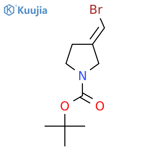 Tert-butyl (3E)-3-(bromomethylidene)pyrrolidine-1-carboxylate structure