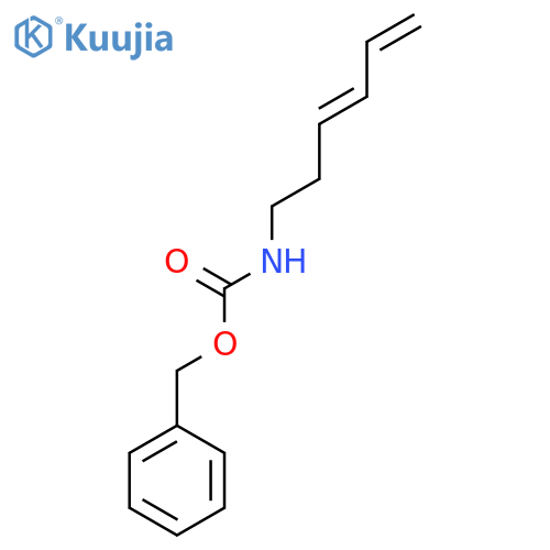 benzyl N-[(3E)-hexa-3,5-dien-1-yl]carbamate structure