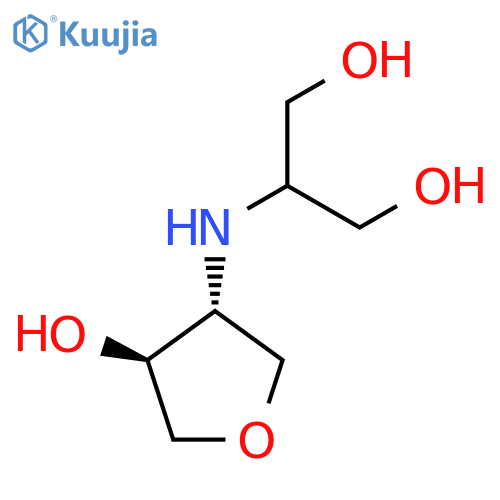 2-{(3R,4S)-4-hydroxyoxolan-3-ylamino}propane-1,3-diol structure
