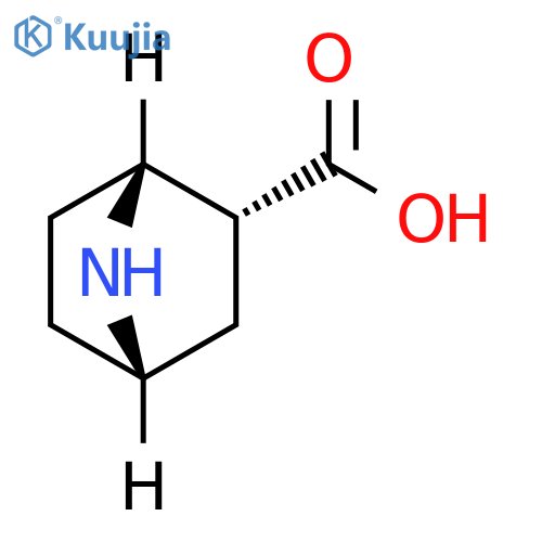 7-Azabicyclo[2.2.1]heptane-2-carboxylic acid, (1R,2R,4S)- structure