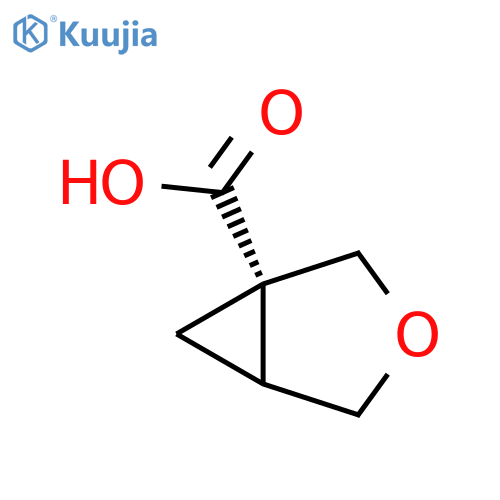 (1S)-3-oxabicyclo[3.1.0]hexane-1-carboxylic acid structure