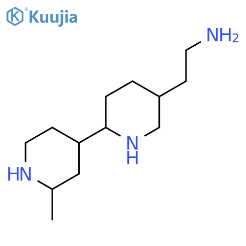 2-6-(2-methylpiperidin-4-yl)piperidin-3-ylethan-1-amine structure