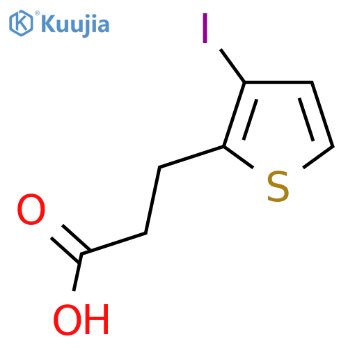3-(3-iodothiophen-2-yl)propanoic acid structure