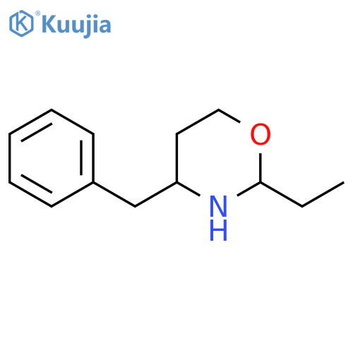 4-benzyl-2-ethyl-1,3-oxazinane structure