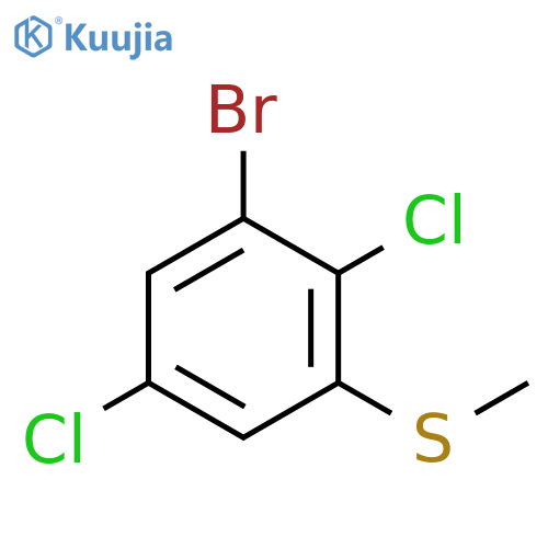 (3-Bromo-2,5-dichlorophenyl)(methyl)sulfane structure