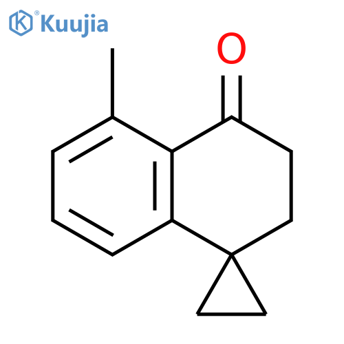 5'-methyl-3',4'-dihydro-2'H-spirocyclopropane-1,1'-naphthalene-4'-one structure
