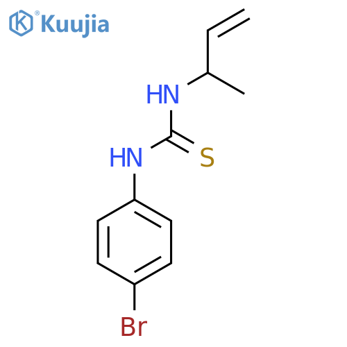 1-(4-bromophenyl)-3-(but-3-en-2-yl)thiourea structure