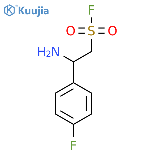 2-amino-2-(4-fluorophenyl)ethane-1-sulfonyl fluoride structure