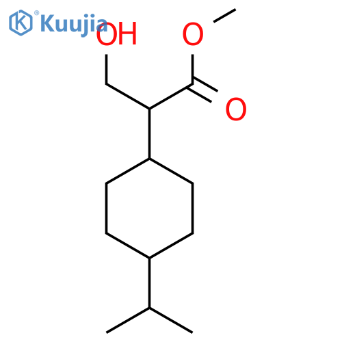 methyl 3-hydroxy-2-4-(propan-2-yl)cyclohexylpropanoate structure