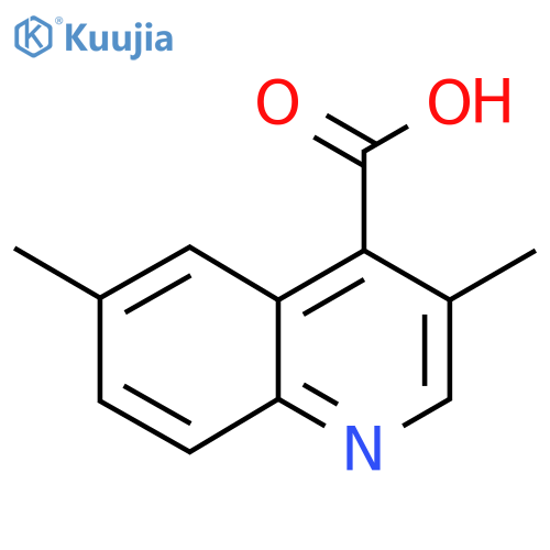 3,6-dimethylquinoline-4-carboxylic acid structure