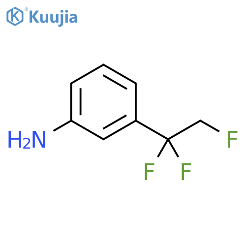 3-(1,1,2-trifluoroethyl)aniline structure