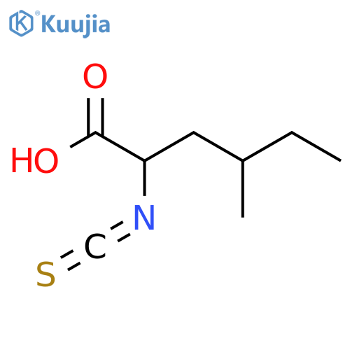 2-isothiocyanato-4-methylhexanoic acid structure