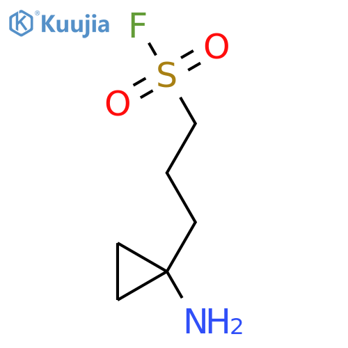 3-(1-aminocyclopropyl)propane-1-sulfonyl fluoride structure