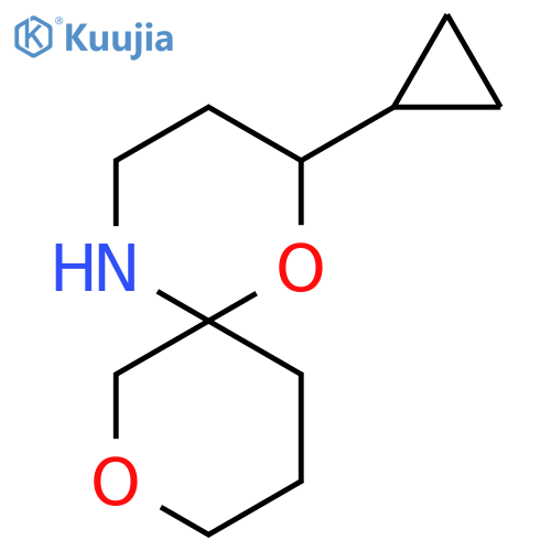 2-cyclopropyl-1,8-dioxa-5-azaspiro5.5undecane structure