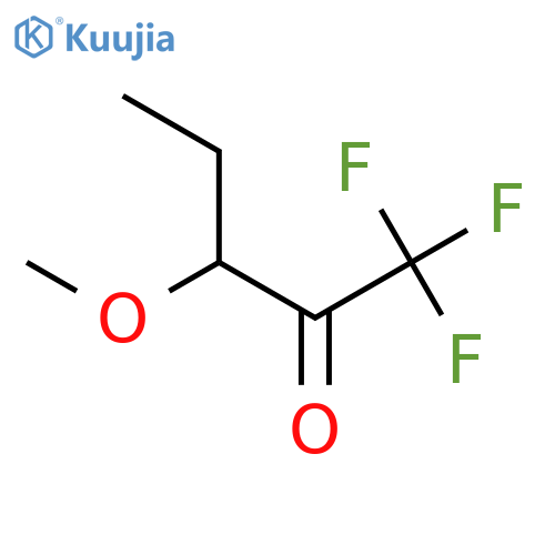 1,1,1-trifluoro-3-methoxypentan-2-one structure