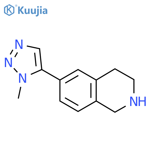 6-(1-methyl-1H-1,2,3-triazol-5-yl)-1,2,3,4-tetrahydroisoquinoline structure
