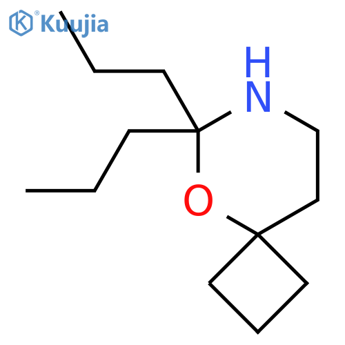 6,6-dipropyl-5-oxa-7-azaspiro3.5nonane structure