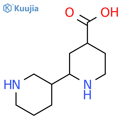2-(piperidin-3-yl)piperidine-4-carboxylic acid structure