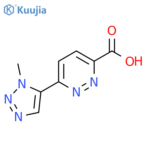 6-(1-methyl-1H-1,2,3-triazol-5-yl)pyridazine-3-carboxylic acid structure