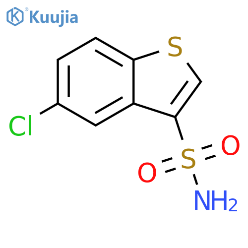 Benzo[b]thiophene-3-sulfonamide, 5-chloro- structure