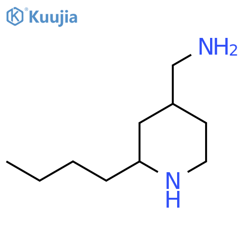 (2-butylpiperidin-4-yl)methanamine structure