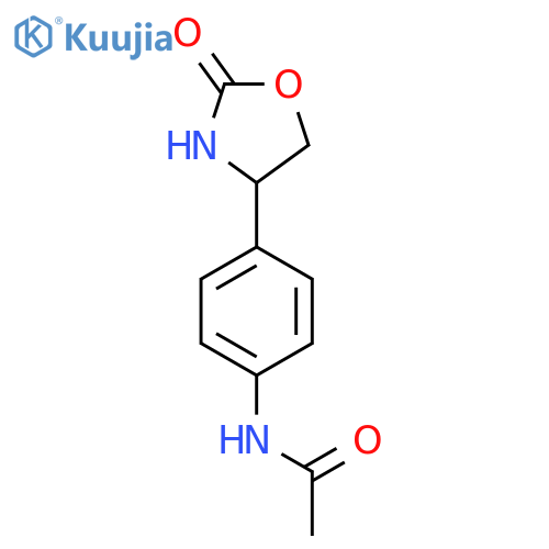 N-4-(2-oxo-1,3-oxazolidin-4-yl)phenylacetamide structure