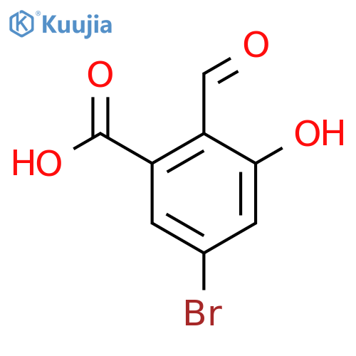 5-bromo-2-formyl-3-hydroxybenzoic acid structure
