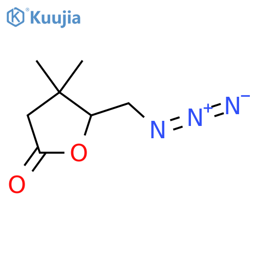 5-(Azidomethyl)-4,4-dimethyloxolan-2-one structure