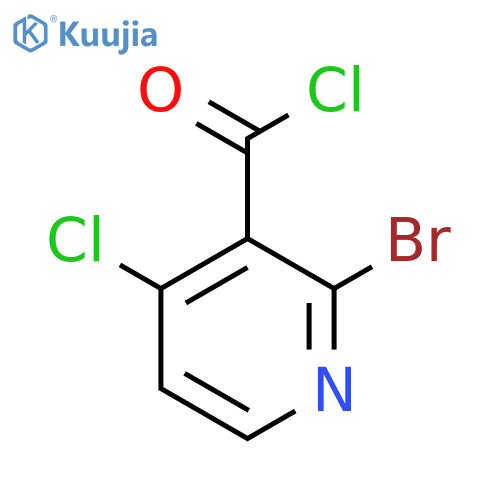 2-bromo-4-chloropyridine-3-carbonyl chloride structure