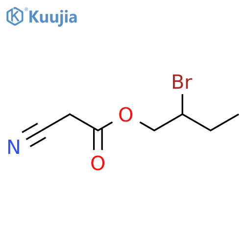 2-bromobutyl 2-cyanoacetate structure