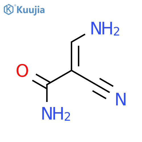 2-Propenamide,3-amino-2-cyano- structure