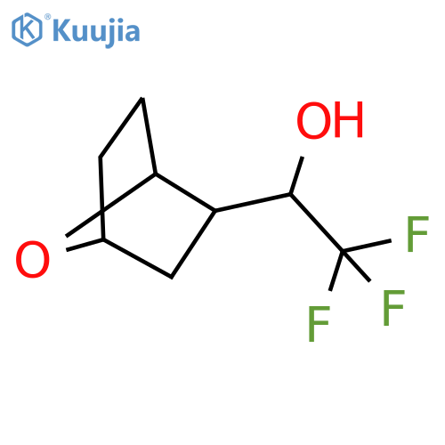 2,2,2-trifluoro-1-{7-oxabicyclo2.2.1heptan-2-yl}ethan-1-ol structure